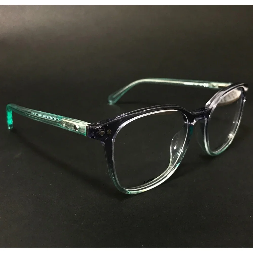 Kate Spade Eyeglasses Frames HERMIONE/G PJP Clear Gray Green Square 52-18-140 - Picture 3 of 11